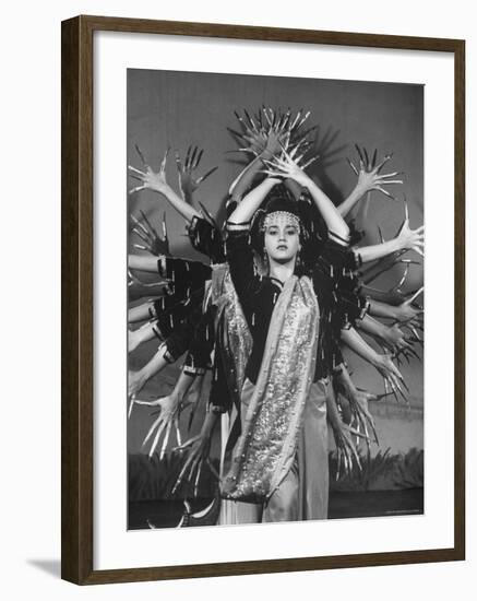 Dancer Elizabeth Guasch During the Philippine Festival-Ralph Crane-Framed Photographic Print