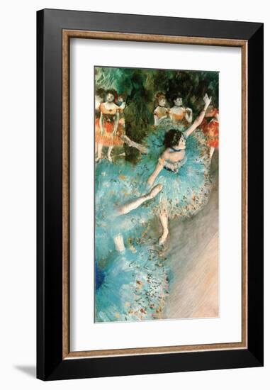 Dancer in Blue, 1884-Edgar Degas-Framed Art Print