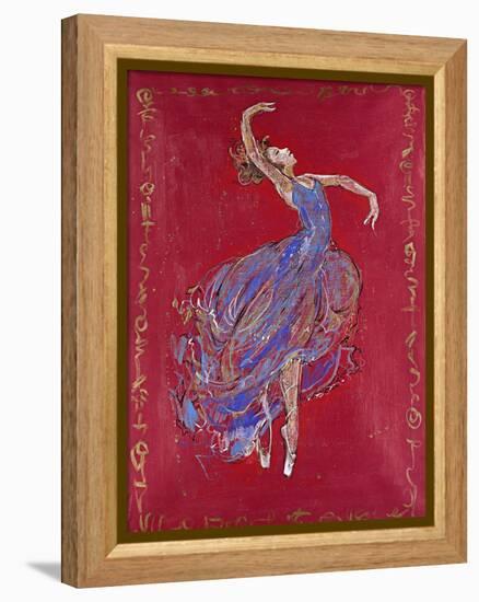 Dancer in Blue I-Marta Wiley-Framed Premier Image Canvas