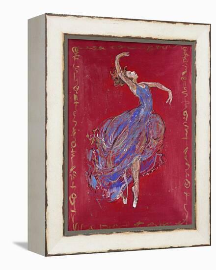 Dancer in Blue I-Marta Wiley-Framed Premier Image Canvas