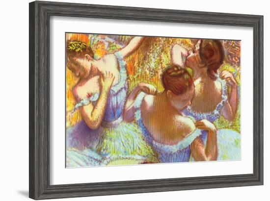 Dancer In Blue-Edgar Degas-Framed Art Print