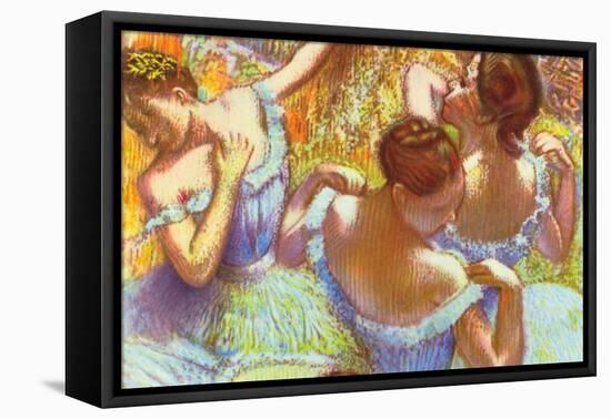 Dancer in Blue-Edgar Degas-Framed Stretched Canvas
