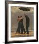Dancer In Emerald-Jack Vettriano-Framed Art Print