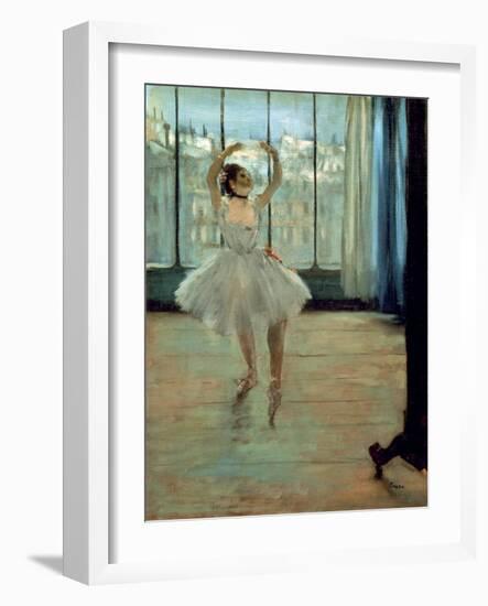 Dancer in Front of a Window-Edgar Degas-Framed Premium Giclee Print