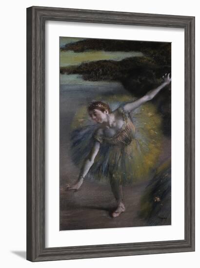 Dancer in Green-Edgar Degas-Framed Giclee Print