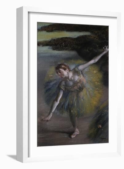 Dancer in Green-Edgar Degas-Framed Giclee Print