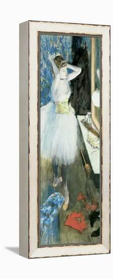 Dancer in Her Dressing Room, C.1879-Edgar Degas-Framed Premier Image Canvas