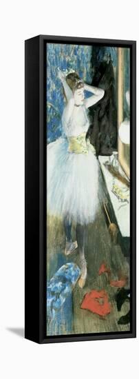 Dancer in Her Dressing Room, C.1879-Edgar Degas-Framed Premier Image Canvas