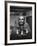 Dancer Jose Limon Seated at Candle Lit Table at His Home-Gjon Mili-Framed Premium Photographic Print