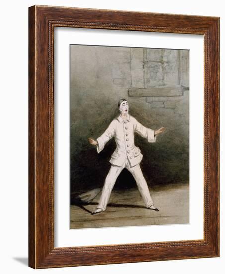 Dancer Karl Schadetzky in Role of Pierrot-null-Framed Giclee Print