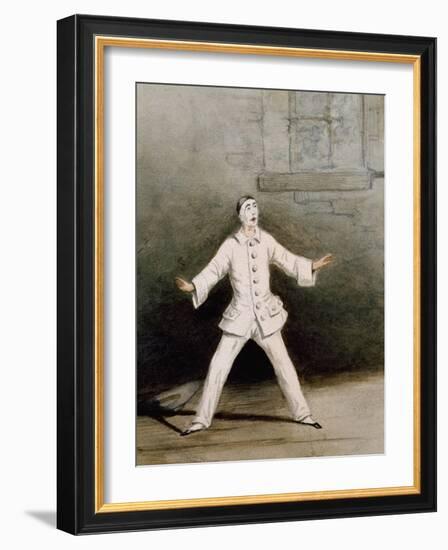 Dancer Karl Schadetzky in Role of Pierrot-null-Framed Giclee Print