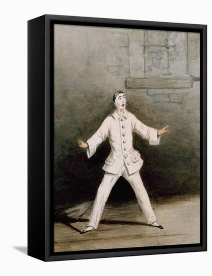 Dancer Karl Schadetzky in Role of Pierrot-null-Framed Premier Image Canvas