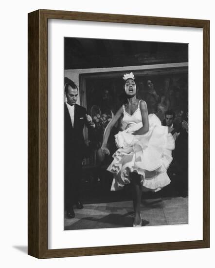 Dancer Maria Albaicin, Dancing Flamenco at Corral de La Moreria-Loomis Dean-Framed Photographic Print