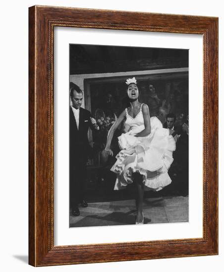 Dancer Maria Albaicin, Dancing Flamenco at Corral de La Moreria-Loomis Dean-Framed Photographic Print