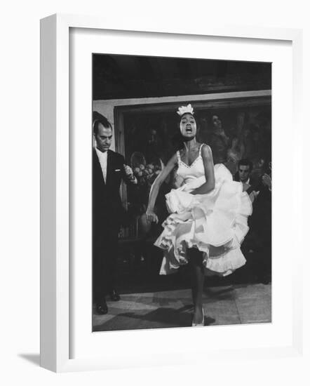 Dancer Maria Albaicin, Dancing Flamenco at Corral de La Moreria-Loomis Dean-Framed Photographic Print