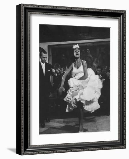 Dancer Maria Albaicin, Dancing Flamenco at Corral de La Moreria-Loomis Dean-Framed Photographic Print