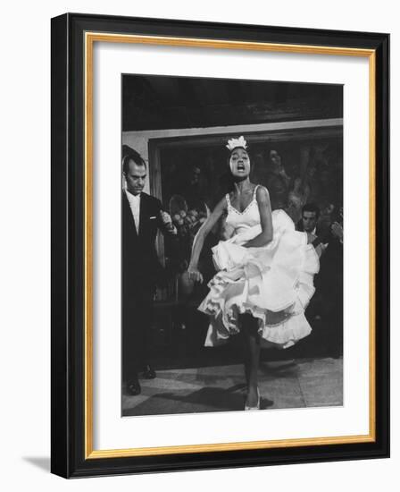 Dancer Maria Albaicin, Dancing Flamenco at Corral de La Moreria-Loomis Dean-Framed Photographic Print