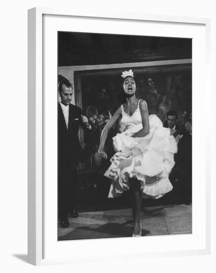 Dancer Maria Albaicin, Dancing Flamenco at Corral de La Moreria-Loomis Dean-Framed Photographic Print