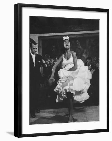 Dancer Maria Albaicin, Dancing Flamenco at Corral de La Moreria-Loomis Dean-Framed Photographic Print