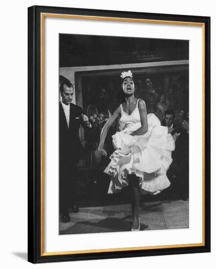 Dancer Maria Albaicin, Dancing Flamenco at Corral de La Moreria-Loomis Dean-Framed Photographic Print