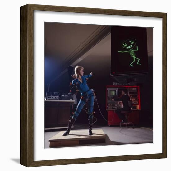 Dancer on the Short-Lived Television Show 'Turn-On', Los Angeles, California, February 1969-Yale Joel-Framed Photographic Print