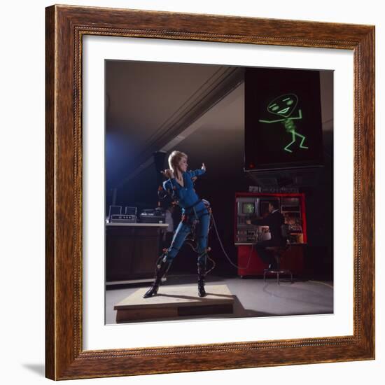 Dancer on the Short-Lived Television Show 'Turn-On', Los Angeles, California, February 1969-Yale Joel-Framed Photographic Print