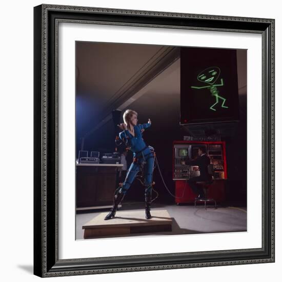 Dancer on the Short-Lived Television Show 'Turn-On', Los Angeles, California, February 1969-Yale Joel-Framed Premium Photographic Print