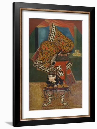 Dancer Performing Acrobatics, Qajar, Persia-null-Framed Giclee Print