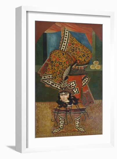 Dancer Performing Acrobatics, Qajar, Persia-null-Framed Giclee Print