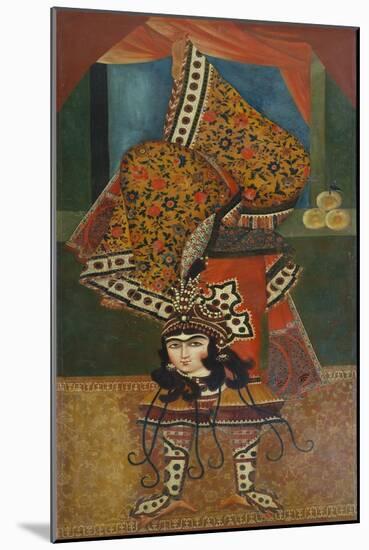 Dancer Performing Acrobatics, Qajar, Persia-null-Mounted Giclee Print