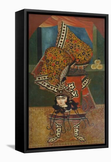 Dancer Performing Acrobatics, Qajar, Persia-null-Framed Premier Image Canvas