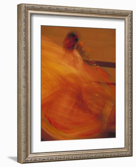 Dancer Performing at La Guelaguetza, Oaxaca, Mexico-Judith Haden-Framed Photographic Print