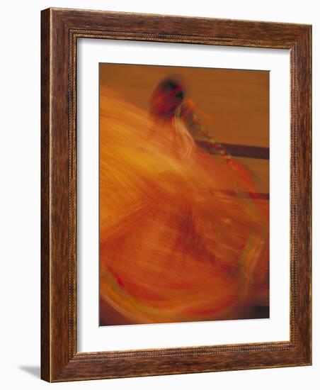 Dancer Performing at La Guelaguetza, Oaxaca, Mexico-Judith Haden-Framed Photographic Print