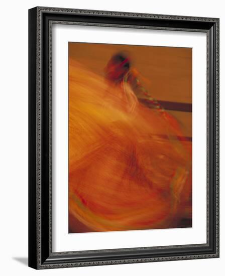 Dancer Performing at La Guelaguetza, Oaxaca, Mexico-Judith Haden-Framed Photographic Print