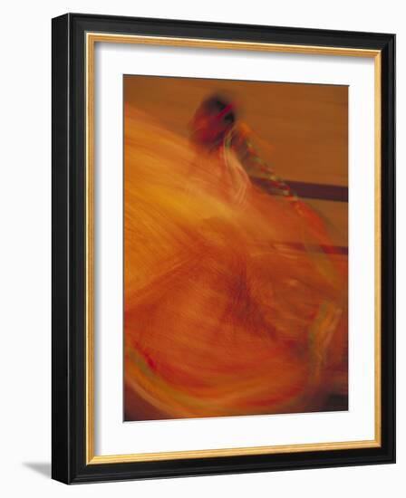 Dancer Performing at La Guelaguetza, Oaxaca, Mexico-Judith Haden-Framed Photographic Print