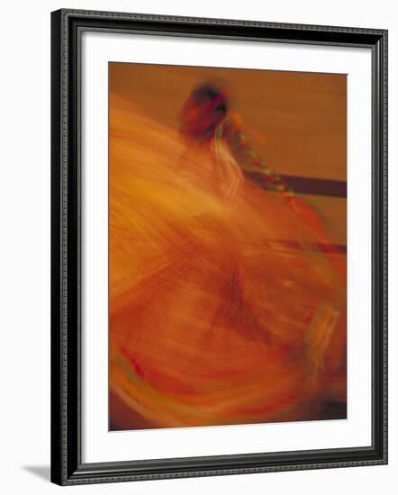 Dancer Performing at La Guelaguetza, Oaxaca, Mexico-Judith Haden-Framed Photographic Print