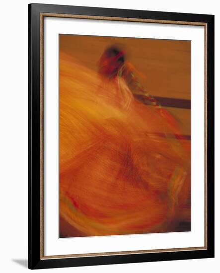 Dancer Performing at La Guelaguetza, Oaxaca, Mexico-Judith Haden-Framed Photographic Print