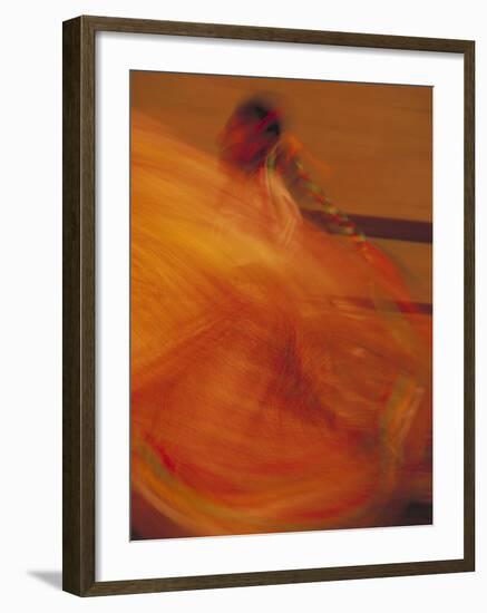 Dancer Performing at La Guelaguetza, Oaxaca, Mexico-Judith Haden-Framed Photographic Print