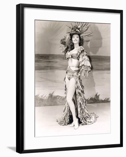 Dancer Posing in Costume-null-Framed Photo