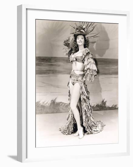 Dancer Posing in Costume-null-Framed Photo