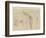 Dancer - Six Sketches-Edgar Degas-Framed Giclee Print