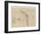 Dancer - Six Sketches-Edgar Degas-Framed Giclee Print