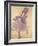 Dancer Standing, in Profile; Danseuse Debout, De Profil, C.1880-Edgar Degas-Framed Giclee Print