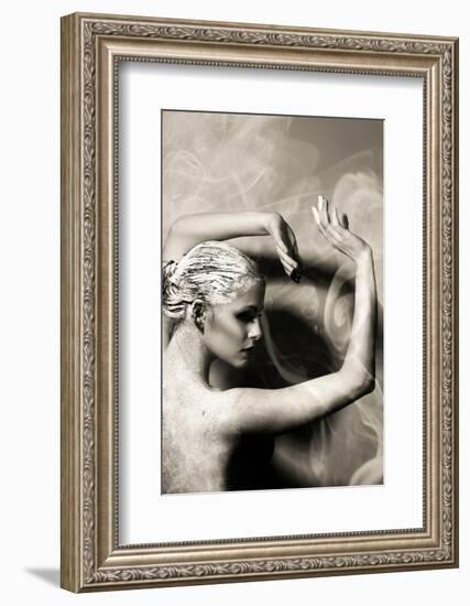 Dancer Statue-Incado-Framed Photographic Print