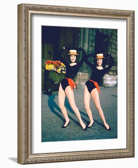 Dancer Twins Ellen and Alice Kessler of English Bluebell Troupe-Loomis Dean-Framed Photographic Print