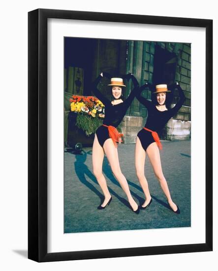 Dancer Twins Ellen and Alice Kessler of English Bluebell Troupe-Loomis Dean-Framed Photographic Print