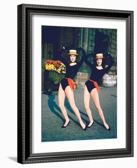 Dancer Twins Ellen and Alice Kessler of English Bluebell Troupe-Loomis Dean-Framed Photographic Print