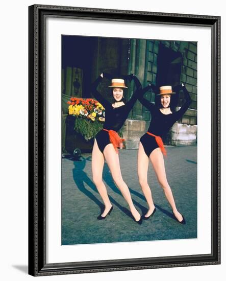 Dancer Twins Ellen and Alice Kessler of English Bluebell Troupe-Loomis Dean-Framed Photographic Print