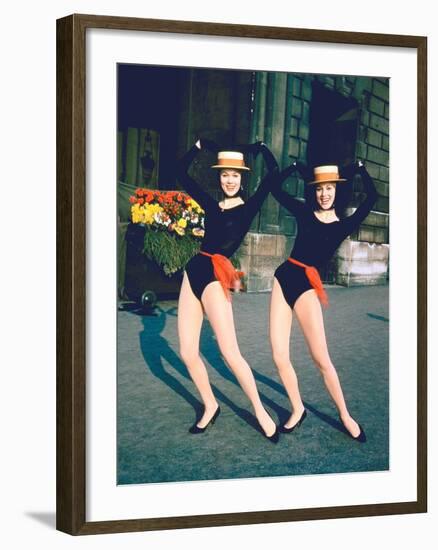 Dancer Twins Ellen and Alice Kessler of English Bluebell Troupe-Loomis Dean-Framed Photographic Print