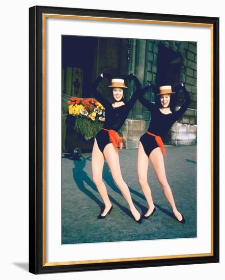 Dancer Twins Ellen and Alice Kessler of English Bluebell Troupe-Loomis Dean-Framed Photographic Print